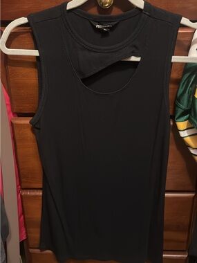 Women’s Black Cutout Tank Top